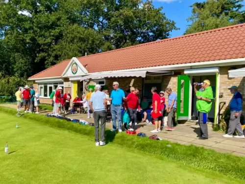 FB_IMG_1740608018476 View of Mayfield Park lawn bowling club enjoying a social event at the club